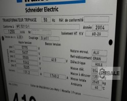 Maschine: D+E Schneider 1250 kva