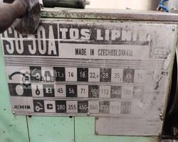 Maschine: TOS SU 50 A/2000 Spitzendrehmaschinen