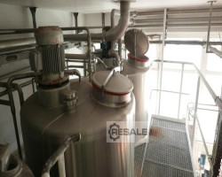 Maschine:  3.000 Liter   V2A Edelstahltanks Rührwerkstank