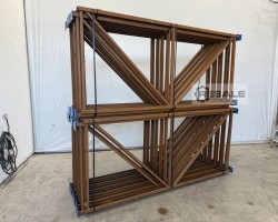 Maschine: ALSER NS 2.500x1.050mm / C80x40x2,00mm Palettenregalständer Regalständer Ständer Regal