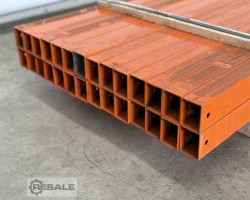 Maschine: STOW 1.980mm/K:52x42 mm/orange Rechteckrohr Stahlrohr Stahlträger Stahl