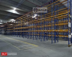 Maschine: JUNGHEINRICH DELTA 101 lfm. Höhe 7,5m Palettenregale