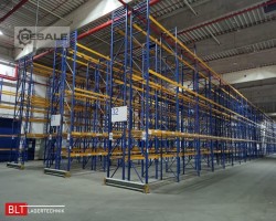 Maschine: JUNGHEINRICH DELTA ca. 14,10 lfm. 7,5m H Palettenregale