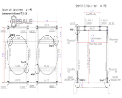 Maschine: HEDEMANN SILOTECHNIK 2x 25 t, Pellet 800 kg/m³ Elevator Silo Pelletsilo unterfahrbar, 2x 25 t
