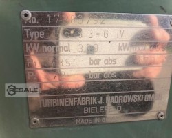 Maschine: NADROWSKI B5 S3 + G IV Dampfturbine