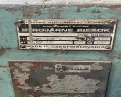 Maschine: STROJARNE PIESOK XZMP 200 Walzenrundbiegemaschinen