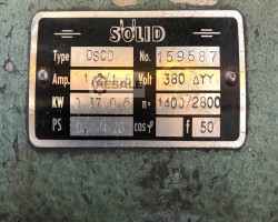 Maschine: SOLID DSCD Stähleschleifmaschinen