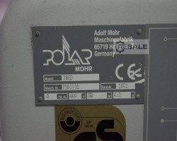 Maschine: POLAR 78 ED Papierschneidemaschinen