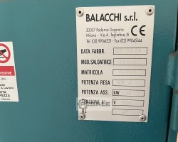 Maschine: BALACCHI BR4SSB - BR12PT PVC-Schweißmaschinen