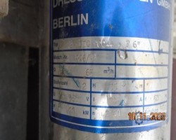 Maschine: DRESSER 11 Kw. 380 Volt Tiefbrunnentauchpumpe