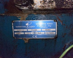 Maschine: WARTSILA 18V34SG Gasgeneratoren