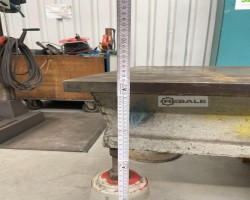 Maschine:  300 x150 cm Anreissplatten