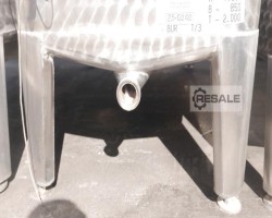 Maschine: MÖSCHLE 1530 Liter  Liter Lagertank kubisch stehend
