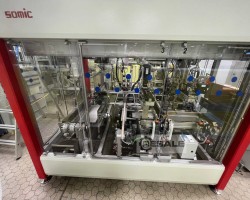Maschine: SOMIC 424 T2 Tray-Deckel-Sammelpacker für Blisterstreifen
