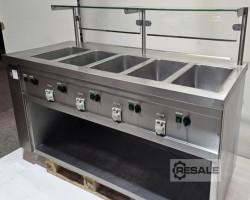 Maschine: LOHBERGER  Speiseausgabe Brainmarie Wasserbad 5 Becken