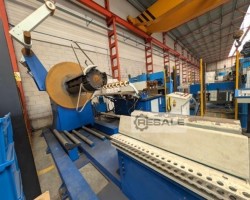 Maschine: TIMAC + LARA Coil-fed cutting-feeding line Kreisscheren