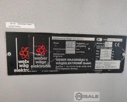 Maschine: WEBER Datapond 85 / Dialog 165V-SWA Waagen