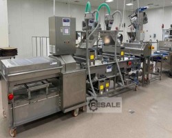 Maschine: RHEON BMTEC V4 Free Divider VX122 Teigabwieger, Teigbandformer, Doppel-Besaatung