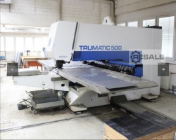 Maschine: TRUMPF TC500 Blech-Stanz-, Nibbel- und Umformmaschinen