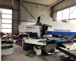 Maschine: TRUMPF TC500/1600 Blech-Stanz-, Nibbel- und Umformmaschinen
