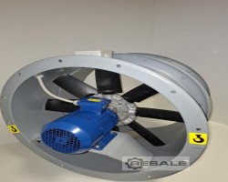 Maschine: RED RING TGT 560-4D + .., Industrie Rohrventilator mit Zubehör, D560mm,