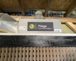 Maschine: FEIGE  Spritzwand
