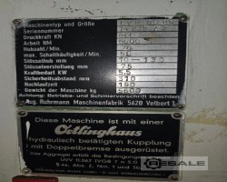 Maschine: RUHRMANN EVR 60HS Einständer-Exzenterpressen