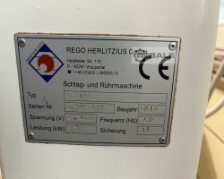 Maschine: REGO HERLITZIUS SM 4 U Rührmaschinen