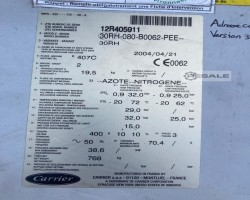 Maschine: CARRIER  30 RH 30RH Chiller