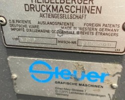 Maschine: HEIDELBERG MOVP-S 