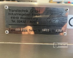Maschine: TRANSTECHNIK  Gurtförderer mit Antrieb 110/600