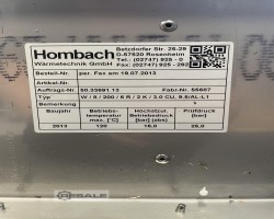 Maschine: HOMBACH 5687 Wärmetauscher