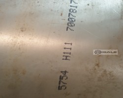 Maschine: ALUPLATTE  Stück