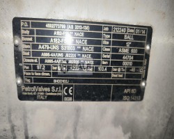 Maschine: PETROL VALVES A182-F51 Röhre