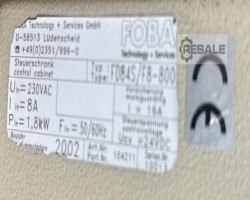 Maschine: FOBA FD84 S Lasersystem