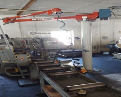 Maschine: ZASCHE KSL – L – 60 -3.6 – 2.5 Pneumatischer Handlingskran + Knickgelenkausleger