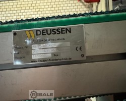 Maschine: DEUSSEN DFZ000270810.075.0 Gutbandförderer, Förderband, Zweiriemenförderer