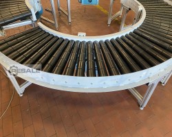 Maschine: SEW EURODRIVE  Rollenbahnkurve/Förderbahn 90 Grad motorisiert