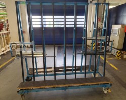 Maschine: HEGLA N/A Glastransportwagen mit Feststellbremse