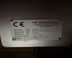 Maschine: MULTIWEIGH HDW 14-1.0-15KG Waagen