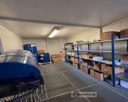 Maschine: DENIOS BMC-X 600-K-T90-2 Gefahrstoffcontainer, REI 90 / F 90 Brandschutzlag