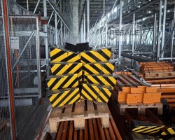 Maschine: NEDCON  Palettenregale Flankenschutz  Leitplanke
