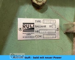 Maschine: RULI 6020 A Schwenkbiegemaschinen