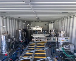 Maschine: ENGLAND iso tank washing system with Whashing ISO-Panzer