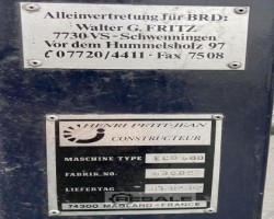 Maschine: HENRI PETIT-JEAN ECO 600 Späneschleuder / Entölung