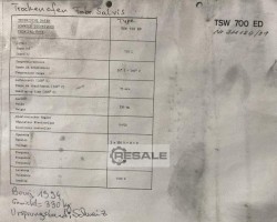 Maschine: SALVIS TSW 700 ED Trockenofen