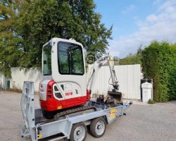 Maschine: TAKEUCHI TB216 with Trailer Minibagger