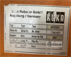 Maschine: KUKA KR30L 15/2 Industrieroboter
