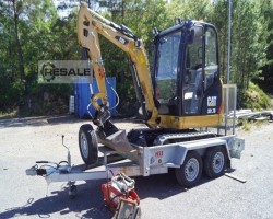Maschine: CATERPILLAR 301.7D with Anhänger Minibagger