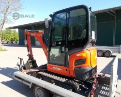 Maschine: KUBOTA KX 018-4 with Anhänger Minibagger
